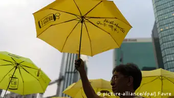Hongkong China Regenschirme Umbrella Revolution