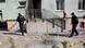 Deutschland Polizei untersucht Tatort nach Anschlag auf Moschee Deutschland Polizei untersucht Tatort nach Anschlag auf Moschee