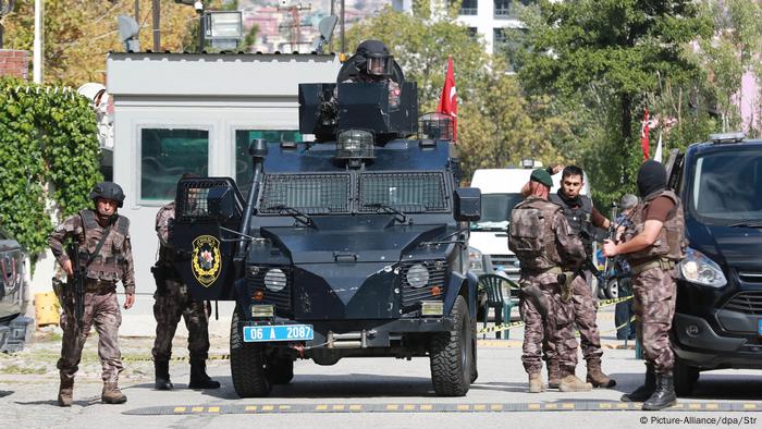 Türkei Sicherheitskräfte (Picture-Alliance/dpa/Str)