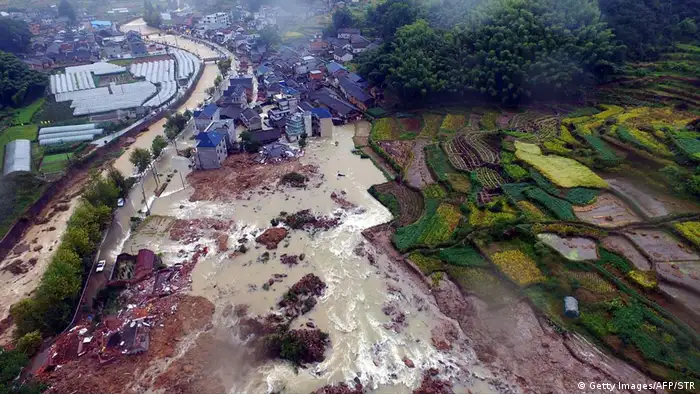 China Erdrutsch in der Provinz Zhejiang