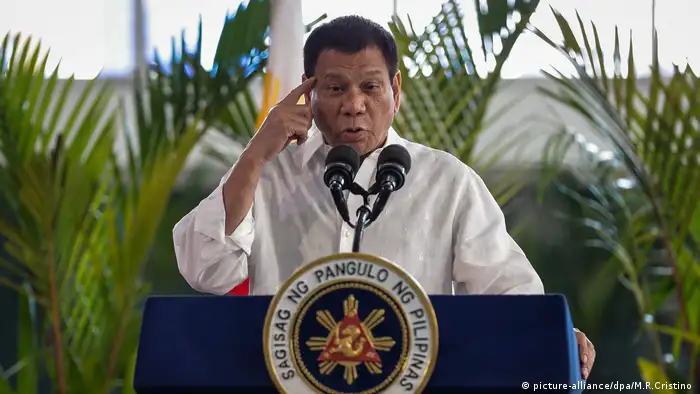Philippinen Präsident Rodrigo Duterte