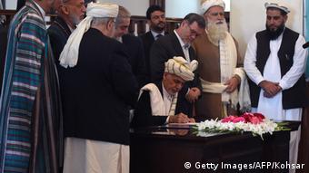 Afghanistan Unterzeichnung Friedensvertrag