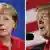 Kombobild Merkel Trump 2016 (picture alliance)