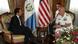 Guatemala US General Kurt W. Tidd bei Präsident Jimmy Morales Guatemala US General Kurt W. Tidd bei Präsident Jimmy Morales
