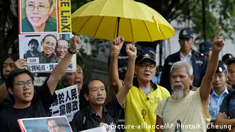 Proteste in Honkong am Chinesischen Nationalfeiertag