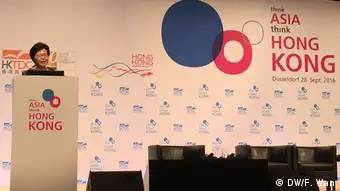 Deutschland - Carrie Lam, Hong Kong Chief Secretary for Administration auf der Think Asia, think Hong Kong Konferenz