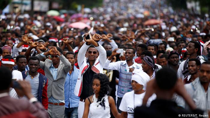 Äthiopien Anti-Regierungs-Protesten