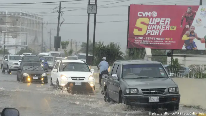 Jamaika Hurrikan Matthew sorgt für Überschwemmungen
