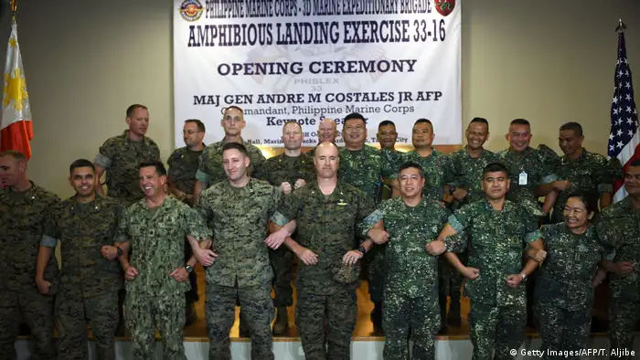 Philippinen Gemeinsame Militärübung mit US Truppen