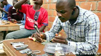 Nigeria Reparatur von Handys
