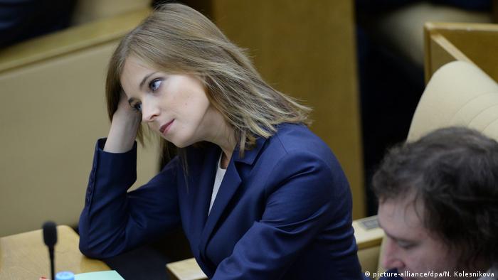 Russland Sitzung der Duma - Natalja Wladimirowna Poklonskaja, Generalstaatsanwältin Republik Krim