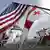 Флаги США и Грузии на борту американского военного корабля Dallas (фото из архива)