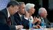 USA Washington Weltbank IWF Tagung Christine Lagarde, Wolfgang Schauble, Yi Gang, Mark Carney (picture-alliance/AP Photo/J. L. Magana)