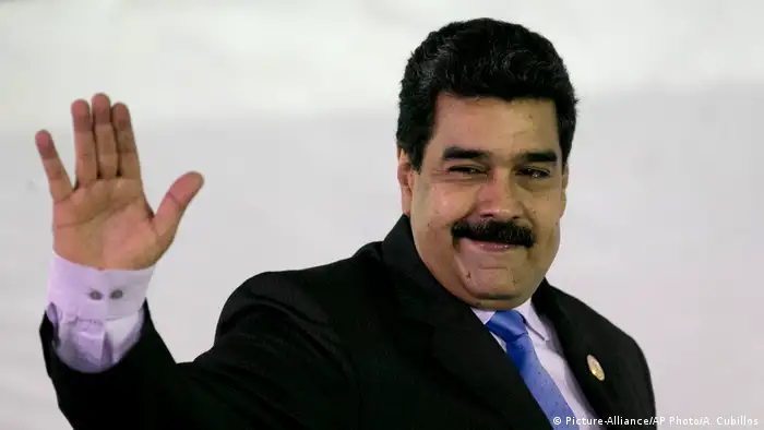 Venezuela Präsident Nicolas Maduro (Picture-Alliance/AP Photo/A. Cubillos)