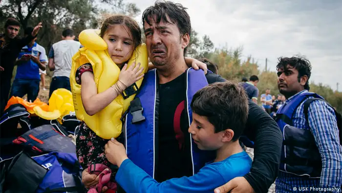 Lesbos, Flüchtlingskrise, fotografiert von Yusuke Suzuki, Foto: USK Photography