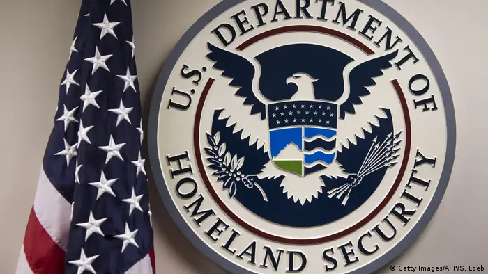USA - Emblen des US Department of Homeland Security (Getty Images/AFP/S. Loeb)