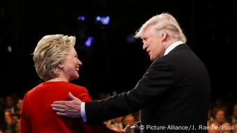 US Präsidentschaft TV Debatte Hillary Clinton und Donald Trump