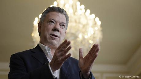 Kolumbien Präsident Juan Manuel Santos (imago/Xinhua)