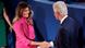 US TV Debatte Trump vs Clinton Melanie Trump und Bill Clinton US TV Debatte Trump vs Clinton Melanie Trump und Bill Clinton