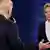 Clinton vs Trump en segundo debate televisado. 