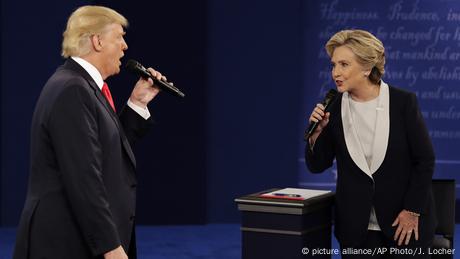 El segundo debate de la campaña presidencial en EE.UU. en San Luis (Misuri), en el que se recibieron preguntas del público, estuvo dominado por los ataques sexuales de Trump, el sistema de salud y la guerra en Siria. (10.10.2016)