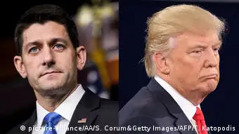 Collage - Donald Trump und Paul Ryan
