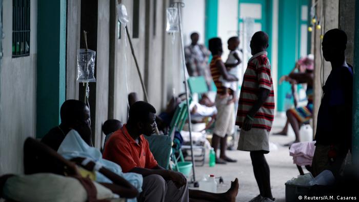 Haiti nach Hurrikan Matthew - Krankenhaus Cholera Behandlung