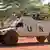 Ein Panzerfahrzeug der Minusca in Bangui (Archivbild)