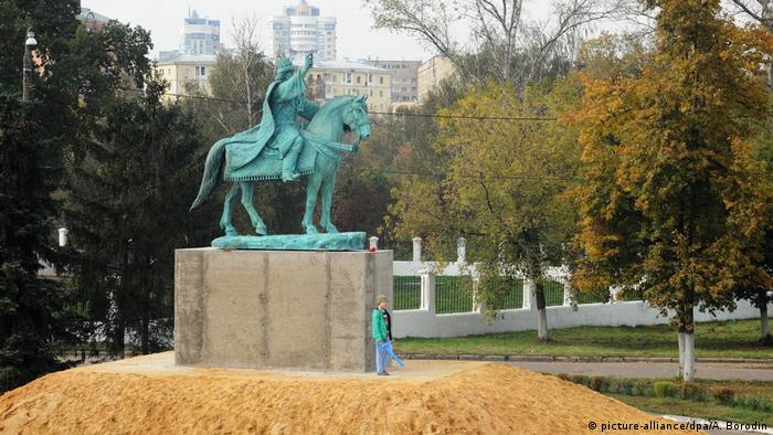 Russland Reiterdenkmal in Orjol