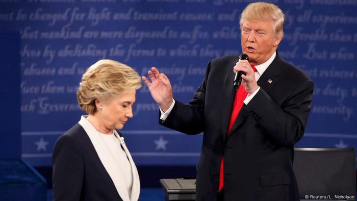 US TV Debatte Trump vs Clinton (Reuters/L. Nicholson)