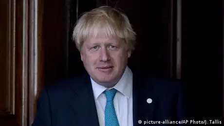 Boris Johnson britischer Außenminister (picture-alliance/AP Photo/J. Tallis)
