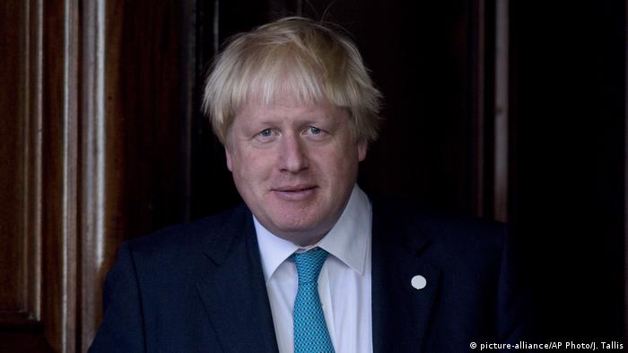 Boris Johnson britischer Außenminister (picture-alliance/AP Photo/J. Tallis)
