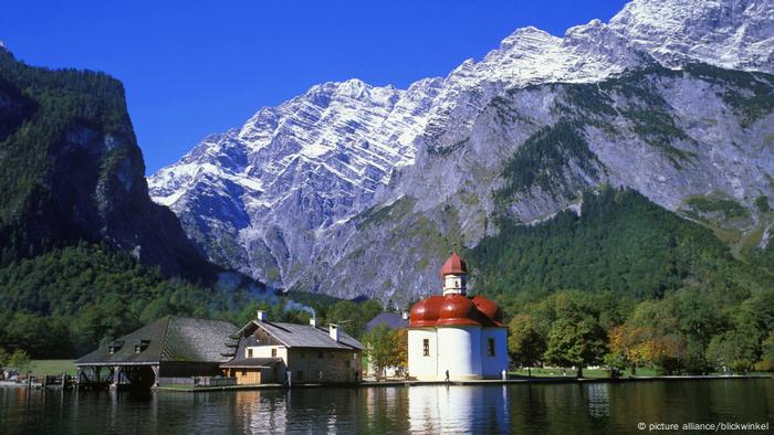 Église Saint-Barthélemy à Königssee dans le Berchtesgadener Land