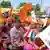 Demonstration der Maratha-Kaste in Kolhapur Indien