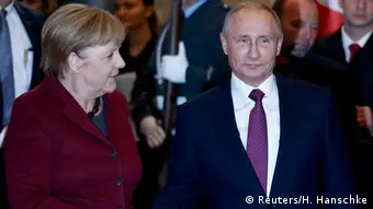 Angela Merkel und Wladimir Putin in Berlin