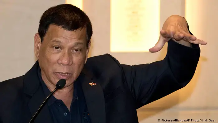 Philippinischer Präsident Rodrigo Duterte zu Besuch in China