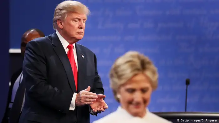 USA | Ende der 3. Präsidentschaftsdebatte 2016 in Las Vegas (Getty Images/D. Angerer)