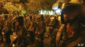 Thailand Soldaten nach Unruhen