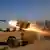 Irak Angriff auf Mossul Peschmerga Raketenwerfer