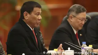 China Peking Staatsbesuch Duterte Philippinen