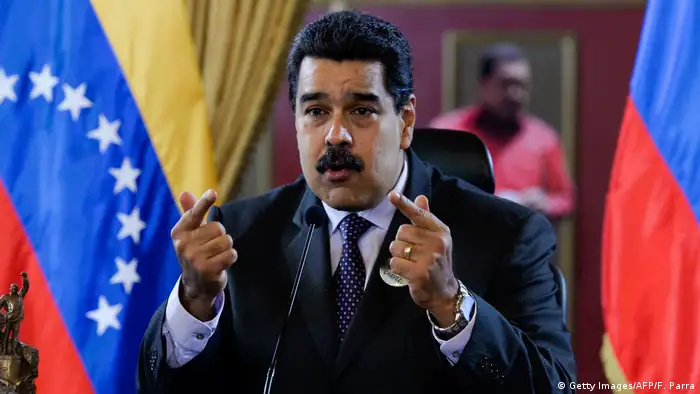 Venezuela Präsident Nicolas Maduro (Getty Images/AFP/F. Parra)