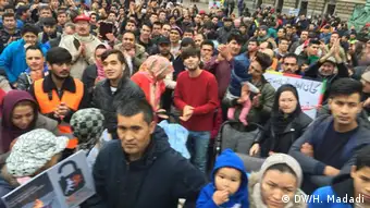 Deutschland Proteste gegen die Abschiebung von Flüchtlingen in Hamburg