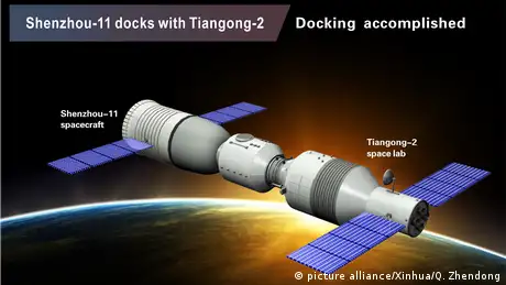 Chinesisches Raumschiff Shenzhou-11 (picture alliance/Xinhua/Q. Zhendong)