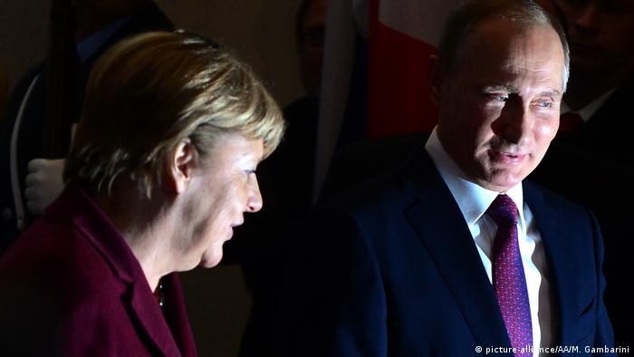 Ангела Меркель и Владимир Путин