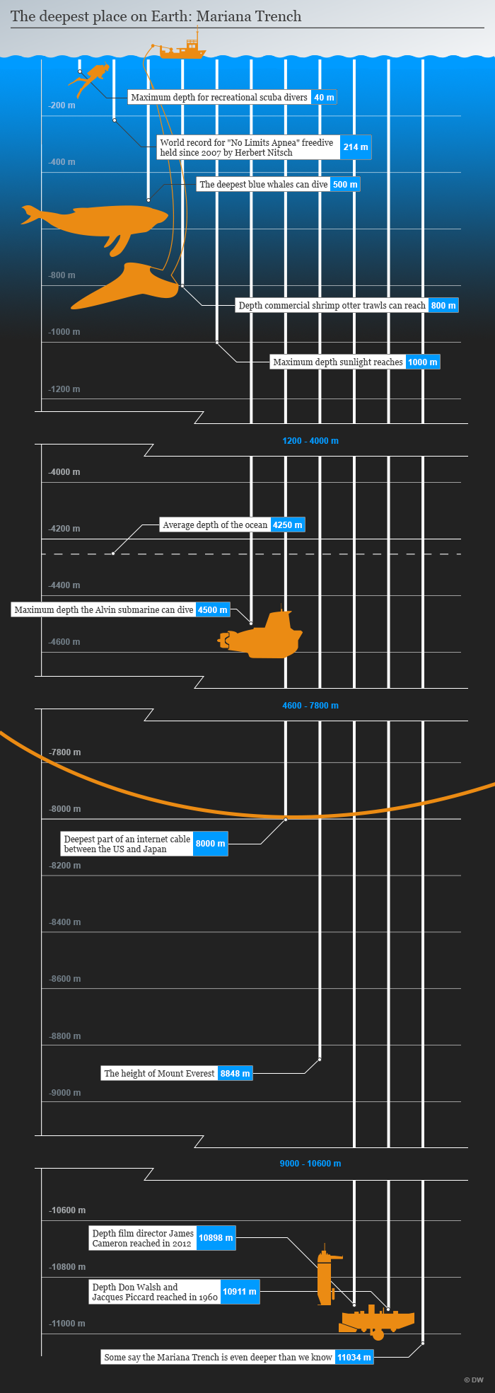 mariana trench diagram