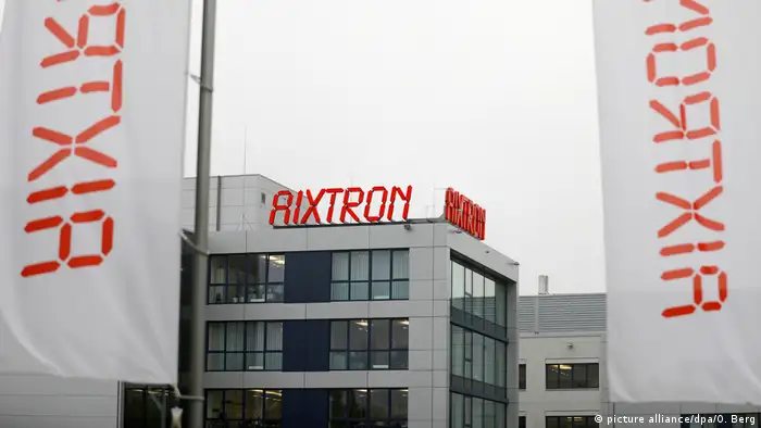 Deutschland Firmensitz des Spezialmaschinenherstellers Aixtron (picture alliance/dpa/O. Berg)