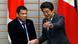 Shinzo Abe und Rodrigo Duterte Shinzo Abe und Rodrigo Duterte