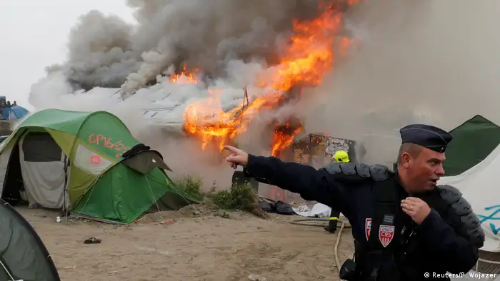 Frankreich Räumung des Flüchtlingscamps in Calais