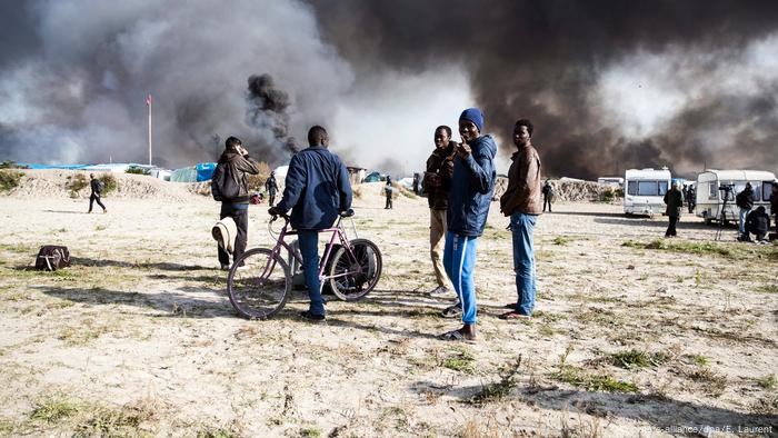 Liquidation of the camp in Calais 