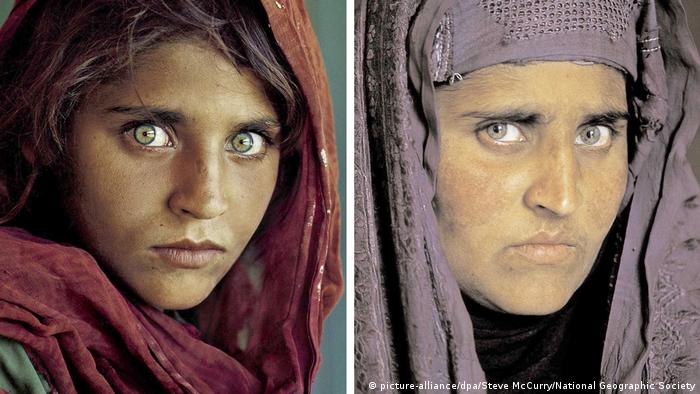 Afghanistan Sharbat Gula auf dem Bild von Steve McCurry
